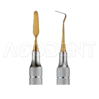 Double Ended Cement Spatula Titanium Plated